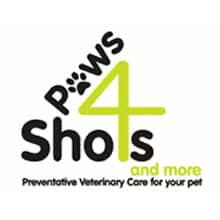 Logo for Paws 4 Shots Clinic